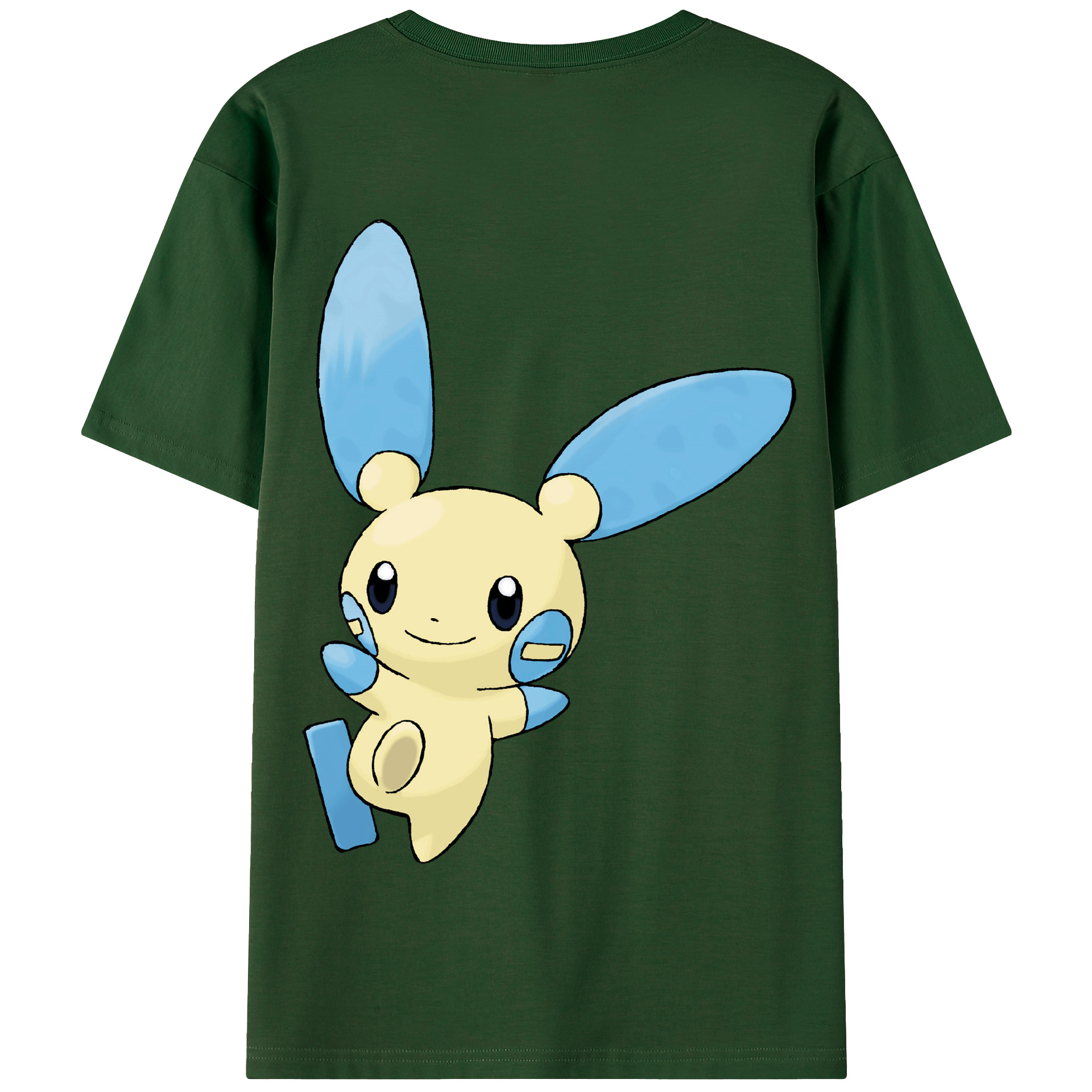 （画像用） ポケットモンスター Pokémon 綿100％半袖Tシャツ（背面プリント）